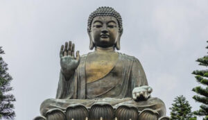 Seated statue of Siddharta Gautama Buddha