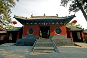 Entrance of the Shaolin Temple, founded in 495 AD