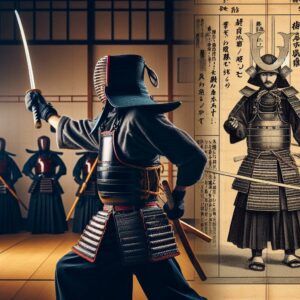 Kendo Practitioner in Action